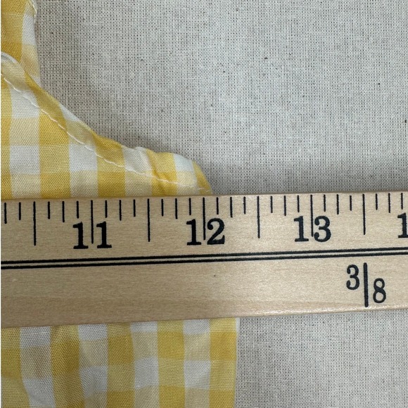 New‎ Forever Me Sleeveless Gingham Girls Dress size 6X Yellow/White - Picture 5 of 6